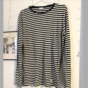 Armor Lux cotton/linen long sleeve striped t-shirt - Medium